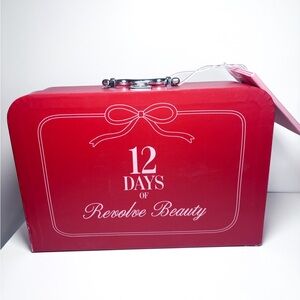 Revolve 12 Days of Revolve Beauty Red Suitcase Advent Calendar Gift BOXES ONLY